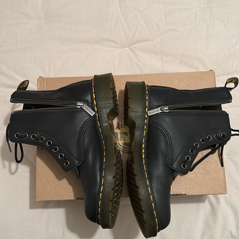 Dr. Martens 1460 Pascal Front Zip Boots Size 6 - Picture 2 of 10